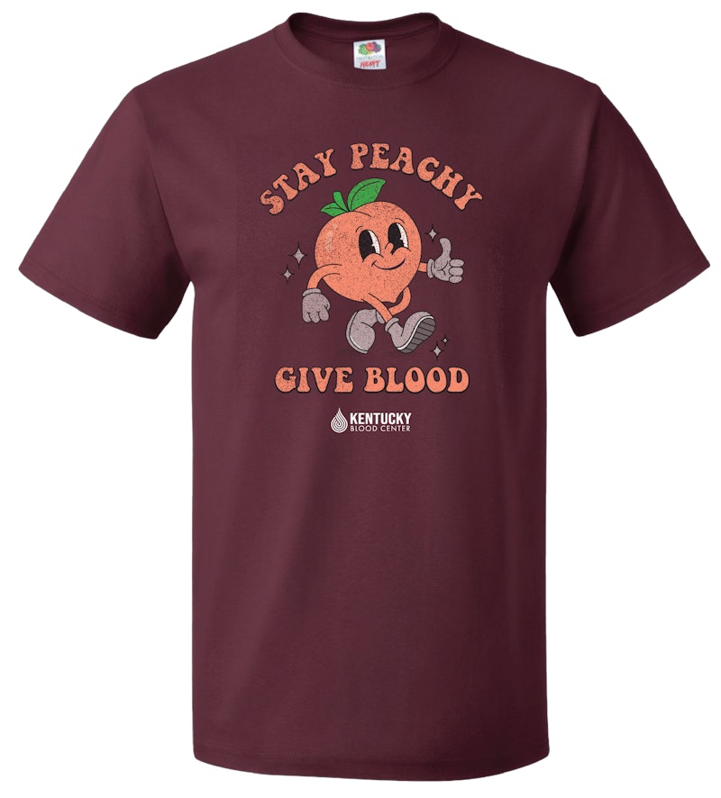 Image of KBC's Stay Peachy T-shirt.